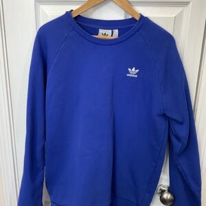 Adidas Men's Royal Blue Crewneck Sweater
